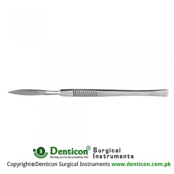 Bergmann Dissecting Knife / Opreating Knife With Metal Handle Stainless Steel, 14 cm - 5 1/2"